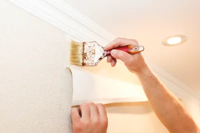 Pose de papier peint à la Roche-sur-Yon — revêtements muraux et toiles de verre